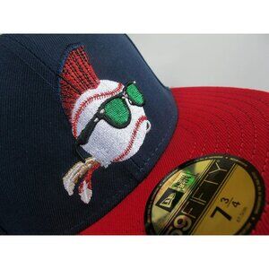 Major League " Wild Thing " New Era 59FIFTY 5950 Fitted Cap sz 7 3/4 movie hat